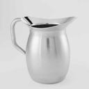 American Metalcraft Stainless Steel Satin Finish Double Wall Bell Pitcher, 64 Ounce
