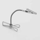 American Metalcraft Stainless Steel Double Sided Flexible Sign Clip, 6 inch Length