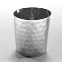 American Metalcraft Stainless Steel Hammered Finish Large Fry Cup, 24 Ounce