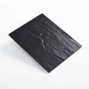 American Metalcraft Rectangular Black Faux Slate Melamine Platter, 10 x 8 1/4 x 1/4 inch