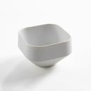 American Metalcraft Melamine Matte Finish White Square Stackable Sauce Cup, 3 Ounce