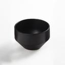 American Metalcraft Melamine Matte Finish Black Round Stackable Sauce Cup, 2.5 Ounce