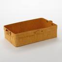 American Metalcraft Brown Natural Rectangular Poplar Wood Box, 12 3/8 x 7 1/4 x 2 3/4 inch