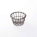 American Metalcraft Bronze Small Wire Basket, 5 inch Top Dia x 3 1/8 inch Height