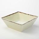 American Metalcraft Melamine Square Antique White Bowl, 228 Ounce