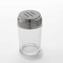 American Metalcraft Glass Contemporary Shakers with Cheese Top, 6 Ounce