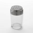 American Metalcraft Glass Contemporary Shaker with Slotted Spice Top, 6 Ounce