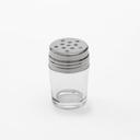 American Metalcraft Glass Contemporary Clear Shaker with Cheese Top, 2 Ounce