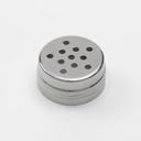 American Metalcraft 18/8 Stainless Steel Round Replacement Cheese Shaker Top Only, 2 Ounce