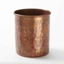 American Metalcraft Hammered Finish Antique Copper Cup, 14 Ounce