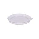 PET 4.7 inch Clear Round Flat Parfait Lid Only