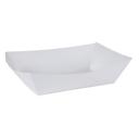 Rectangular White Paper Food Tray
