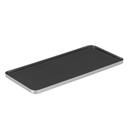 Modern Edge Polished Stainless Finish Rectangle Cocktail Serving Tray