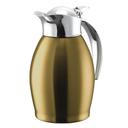 Nicollet Series Vintage Gold Finish Stainless Vacuum Insulated Carafe with Flip-Top Lid 0.6 Liter Capacity