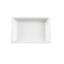 Porcelain White 2 3/4 x 4 x 1 inch Rectangular Dish