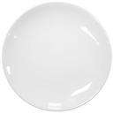 Euro White 6.5 inch Coupe Plate