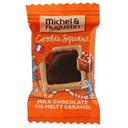 Milk Chocolate and Melty Caramel Cookie Square