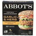 Garlic and Herb Protein Veggie Burger