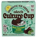 Culture Cup Organic Mint Chocolate Cookie Probiotic Ice Cream