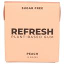 Peach Flavored Plant Based Gum