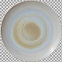 Perfect Match Breeze Porcelain Flat Round Coupe Plate