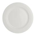 Monaco Vogue Alumina Vitrified 10 inch Flat Rim Plate, 24 count