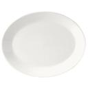 Monaco Vogue White Alumina Vitrified 11 inch Oval Plate, 12 count