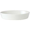 Simplicity White Alumina Vitrified 52 Ounce Oval Sole Dish, 6 count
