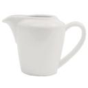 Simplicity White Alumina Vitrified 5 Ounce Madison Jug, 12 count