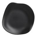 Marisol Black 7.25 inch Melamine Plate, 12 count