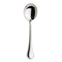 Lucia 18/10 Stainless Steel 7 inch Round Bowl Soup Spoon, 12 count