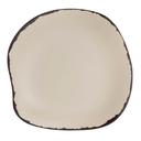 Marisol Rustic Sandshell 7.25 inch Melamine Plate, 12 count