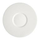 Willow Alumina Vitrified 11.25 inch Small Well Gourmet Plate, 6 count