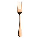 Fulton Vintage Copper 18/0 Stainless Steel 7 inch Dessert/Salad Fork, 12 count