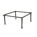 Black Teflon Tile Square Riser, 12 x 12 x 6.0 inch