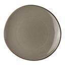 Potter's Collection 11 inch Pier Porcelain Organic Coupe Plate, 12 count