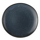 Potter's Collection 11 inch Storm Porcelain Organic Coupe Plate, 12 count