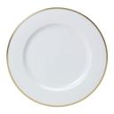 Bone China 6.5 inch Burnished Gold Plate