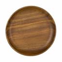 Round 11.0 inch Wood Platter, 6 count