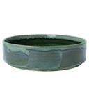 Aurora Vesuvius Burnt Emerald Alumina Vitrified 4.2 Ounce Stacking Deep Plate, 12 count