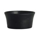 Cali Black 1.5 Ounce Melamine Round Ramekin, 24 count