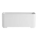 Oasis 23.0 Ounce Melamine Small Narrow Rectangle Insert, 4 count