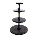 Ebony 3-Tier Buffet Stand, 14.0 x 20.75 inch