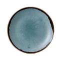 Harvest Blue China Round Coupe Plate