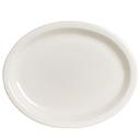 American Basics Alumina Vitrified 13.5 inch Narrow Rim Platter, 12 count