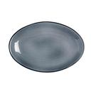 Denali Gray 8 inch Oval Coupe Platter, 24 count