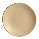 Chena Embossed Sand 10.75 inch Coupe Plate, 12 count