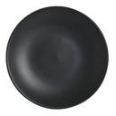 Sedona Black Alumina Vitrified 9 inch Dia Coupe Plate, 12 count