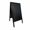 American Metalcraft Pine Black Value Sandwich Board, 27 1/4 x 4 x 49 1/4 inch.