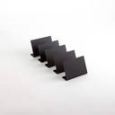 American Metalcraft Black Table Top Chalkboard, 2 7/8 x 7/8 x 2 inch -- 5 per case